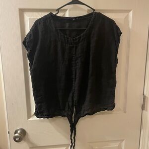 CHARLIE B Black Women's Blouse